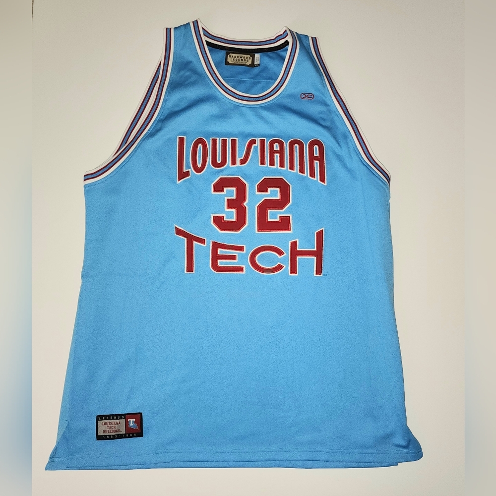 Vintage Louisiana Tech Karl Malone Jersey Hardwood Legends mens size 4XL